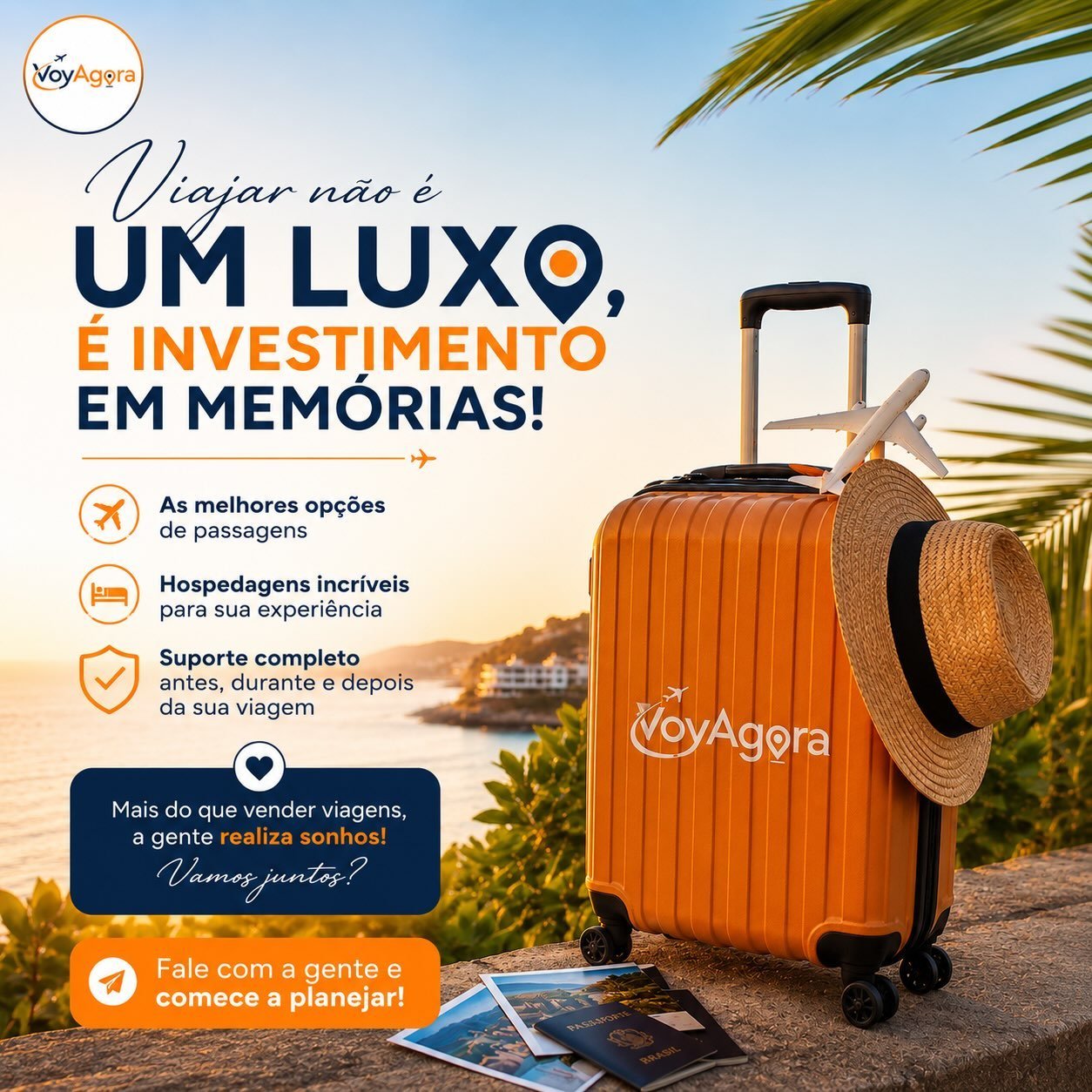 Viajar não é um luxo, é investimento em memórias